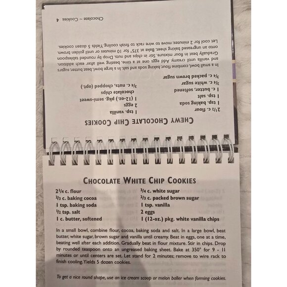 Irresistible Cookies & Bars Spiral-Bound Recipe Book Featuring 75+ Recipes For C - Picture 3 of 5